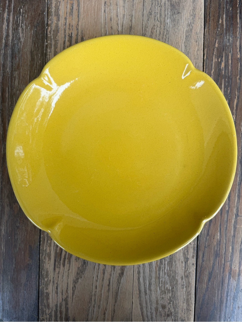 Frankoma 5F Plainsman Autumn Yellow Dinner Plate